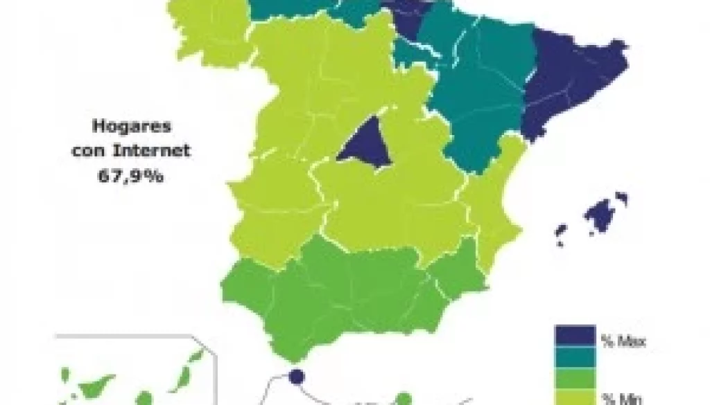 ¿Cual es el consumo de internet en España?