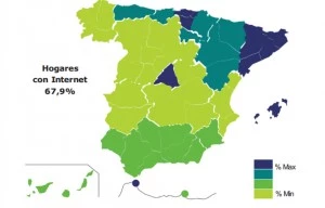 ¿Cual es el consumo de internet en España?